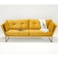 Canapea Relax, Balcab Home, 3 locuri, 212x88x42 cm, mustar