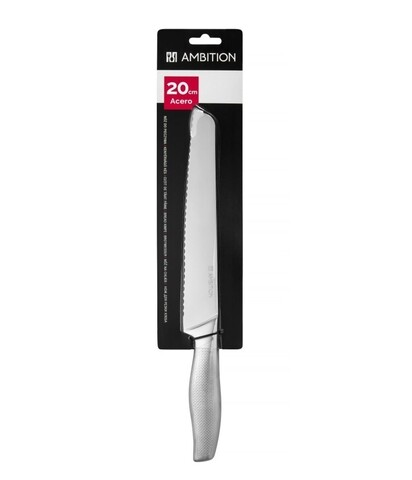 Cutit pentru paine Acero, Ambition, 20 cm, inox