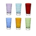 Set 6 pahare diverse bauturi, Vidivi, Dolomiti, 420 ml, sticla, multicolor