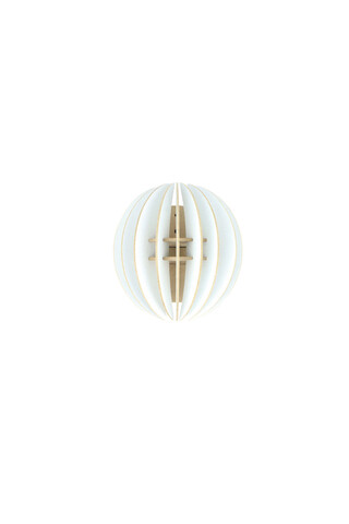 Aplica de perete, FullHouse, 390FLH2113, Half Sphere Sconce , Alb