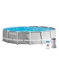 Piscina Prism Frame Intex cu pompa de filtrare si scara, 427x107 cm, 12706 L, PVC