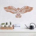 Decoratiune de perete, Eagle3, Metal, 100 x 44 cm, Cupru