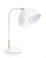 Lampa de masa Glasgow, Bizzotto, 32.5x20x41 cm, 1 x E27, 25W, otel, alb