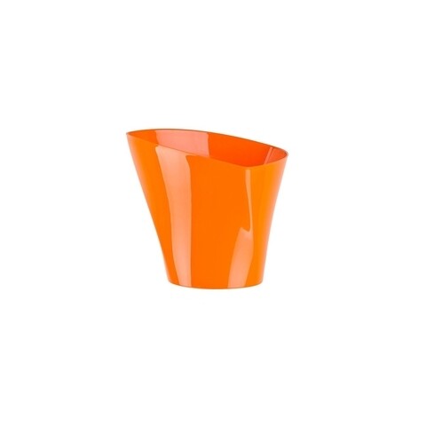 Poza Ghiveci Twister 22 cm, plastic, portocaliu