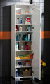 Dulap multifunctional, Adore, ADR-408-PP-1, 50x187x35 cm, PAL, Alb