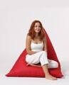 Fotoliu puf, Bean Bag Ferndale, Pyramid Bed, 145 cm, poliester impermeabil, rosu