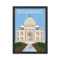 Tablou decorativ, Taj Mahal (55 x 75), MDF , Polistiren, Multicolor