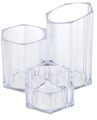 Organizator pentru cosmetice, 14x14x12 cm, polistiren, transparent