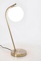 Lampa de masa Delphine, Bizzotto, 22x16x51 cm, 1 x E14, 15W, metal/sticla, auriu