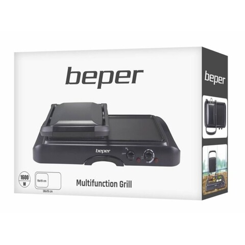 Grill electric multifunctional, Beper, P101TOS501, 600 W