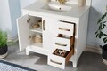 Set mobilier de baie (2 piese), Jussara, Michigan 36, Alb