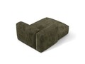 Sezlong modular living stanga 1 loc, Martina-212, Micadoni Home, 176x123x75 cm, velur, verde muschi