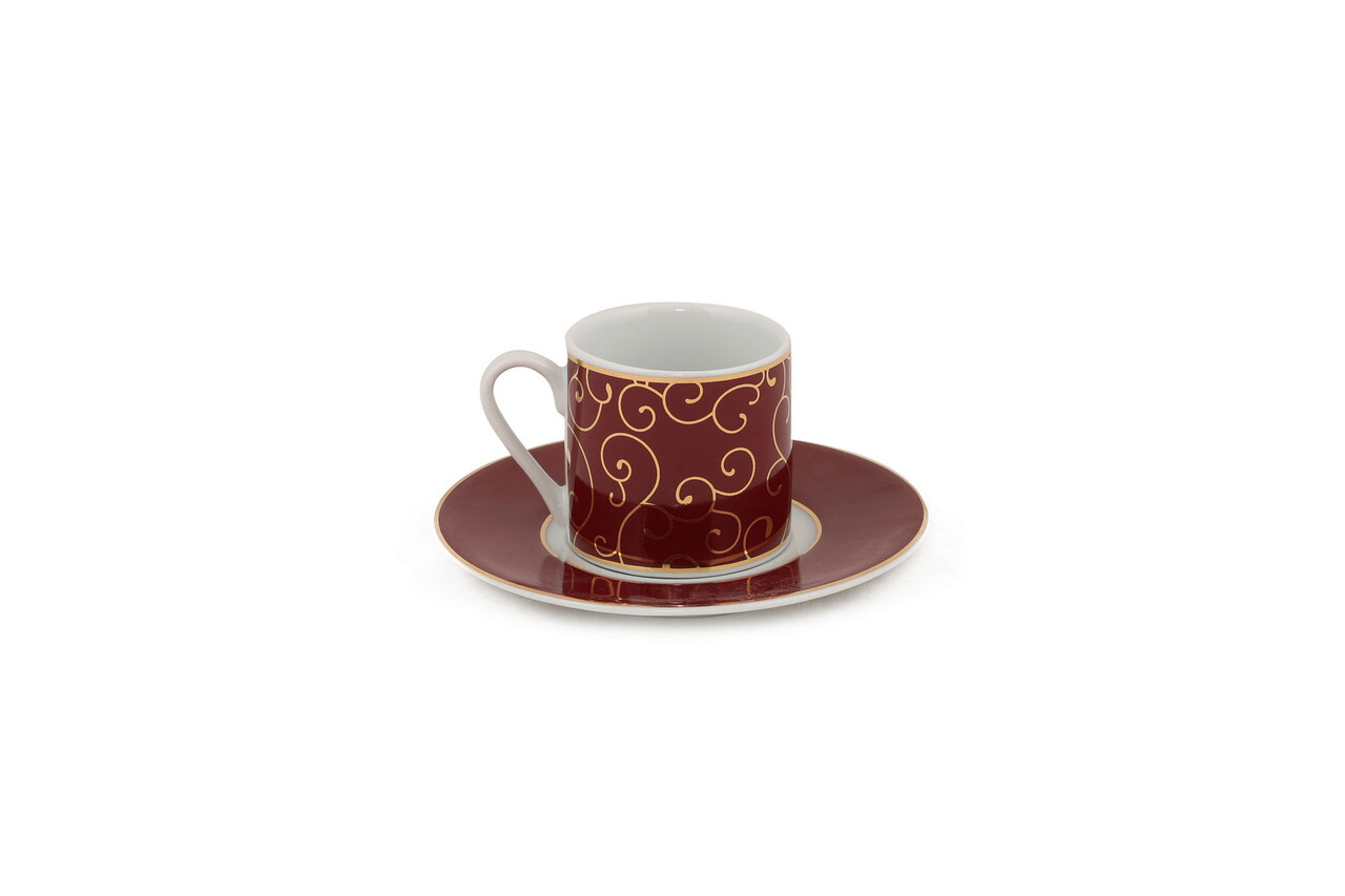 Set cesti de cafea, Kütahya Porselen, 710KTP9637, Portelan, Multicolor