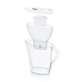 Cana filtranta Brita, Marella MAXTRA+, plastic, 2.4 L, Starter Pack + 3 filtre, alb