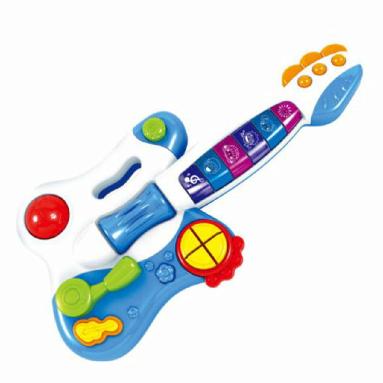 Jucarie chitara, Baby Guitar, HE0501, 18M+, plastic, multicolor