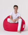 Fotoliu puf, Bean Bag, Ferndale Premium XXL, 115 x 130 cm, poliester impermeabil, rosu