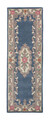 Covor Aubusson Blue, Flair Rugs, 67x210 cm, lana, albastru