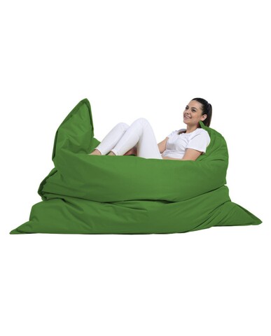 Fotoliu puf, Bean Bag, Ferndale Giant, 140 x 180 cm, poliester impermeabil, verde