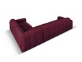 Coltar dreapta 6 locuri, Kendal, Micadoni Home, BL, 332x231x79 cm, catifea, mov