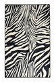 Covor de hol, Zebra  , 50% catifea/50% poliester, Multicolor