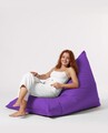 Fotoliu puf, Bean Bag Ferndale, Pyramid Bed, 145 cm, poliester impermeabil, mov