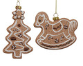 Glob Gingerbread Tree, Decoris, 7.2x2x12 cm, plasic, maro