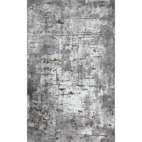 Covor rezistent CM 08 - Grey, Gold , 160x230 cm