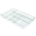 Organizator pentru sertar bucatarie Basic, iDesign, 24.5x40.6x5.1 cm, plastic