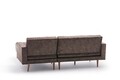 Coltar extensibil pe dreapta Dublin, Balcab Home, 230x75x90 cm, lemn, maro