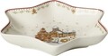 Bol pentru servire, Villeroy & Boch, Winter Bakery Delight Gingerbread Village, 24.5 cm, portelan premium