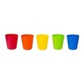 Set 5 pahare, Casa Plastor, Vigo, 235 ml, plastic, multicolor