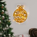 Decoratiune de luminoasa XMASGOLD-007, Tanelorn, 51x56 cm, metal, auriu