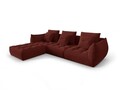 Coltar modular reversibil 2 locuri, Bloom-86, Micadoni Home, 332x216x95 cm, tesatura structurata, rosu