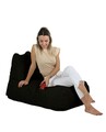 Fotoliu puf, Bean Bag, Ferndale Trendy, 105 x 75 cm, poliester impermeabil, negru