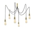 Candelabru Kabluni MR - 913, Opviq, 126 x 102 cm, 6 x E27, 100W, auriu