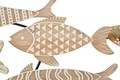 Decoratiune pentru perete, Mauro Ferretti, Fishy, 118 x 5.7 x 46.4 cm, fier/mdf, multicolor