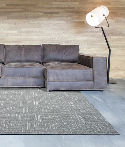 Covor Polar 703 Grey Sugar, Bedora,120 x 160 cm, 100% polipropilena, gri/alb