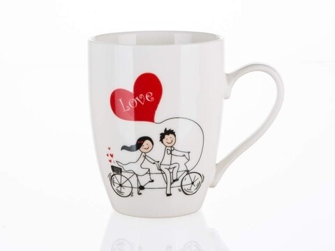 Cana, Bicycle Love, Banquet, ceramica, 340 ml