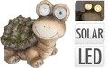 Lampa solara de gradina Turtle, H35 cm