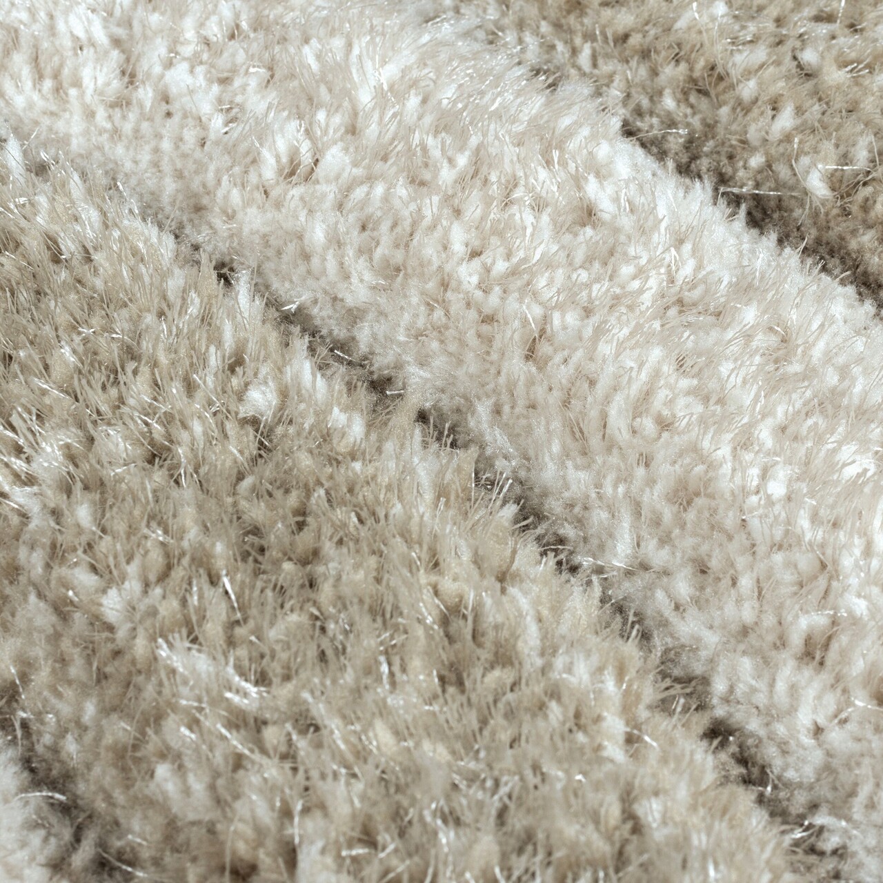 Covor Velvet Carved, Flair Rugs, 120x170 cm, poliester reciclat, natural
