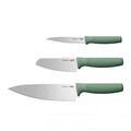 Set cutite 3 piese speciality BergHOFF, Leo Forest, inox, verde