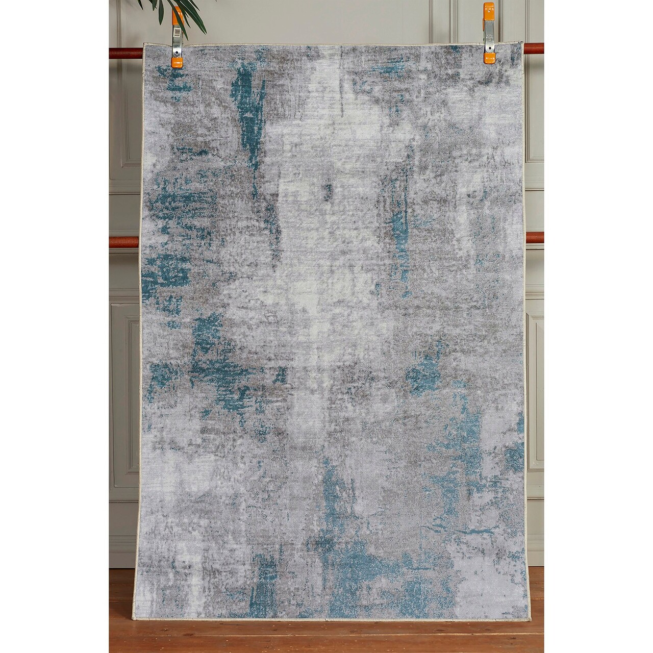 Covor, Woopamuk212, 180x280 cm, 70% bumbac/30% poliester, Albastru - 2 | YEO