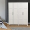 Dulap pentru haine Salvia 1 - White, Vella, 160x48x189 cm