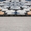 Covor de exterior Aster Outdoor Navy, Flair Rugs, 200x290 cm, polipropilena, bleumarin