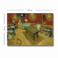 Tablou decorativ, 70100VANGOGH063, Canvas , Lemn, Multicolor