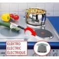 Set 2 protectii universale pentru aragaz Bon Appetit, Wenko, sticla termorezistenta/ termoplastic/plastic, alb/negru