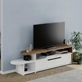 Comoda TV, Homitis, Lyra, 167x44.8x33 cm, Alb / Hitit