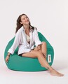 Fotoliu puf, Bean Bag, Ferndale Premium XXL, 115 x 130 cm, poliester impermeabil, turcoaz