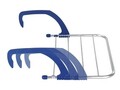 Uscator rufe suspendabil pentru balcon, Wenko, Alu, 53.5 x 37-48 x 16 cm, 3 m capacitate de uscare, aluminiu/polipropilena, albastru