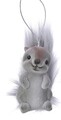 Glob Squirrel, Decoris, 4x3x9 cm, plastic, gri